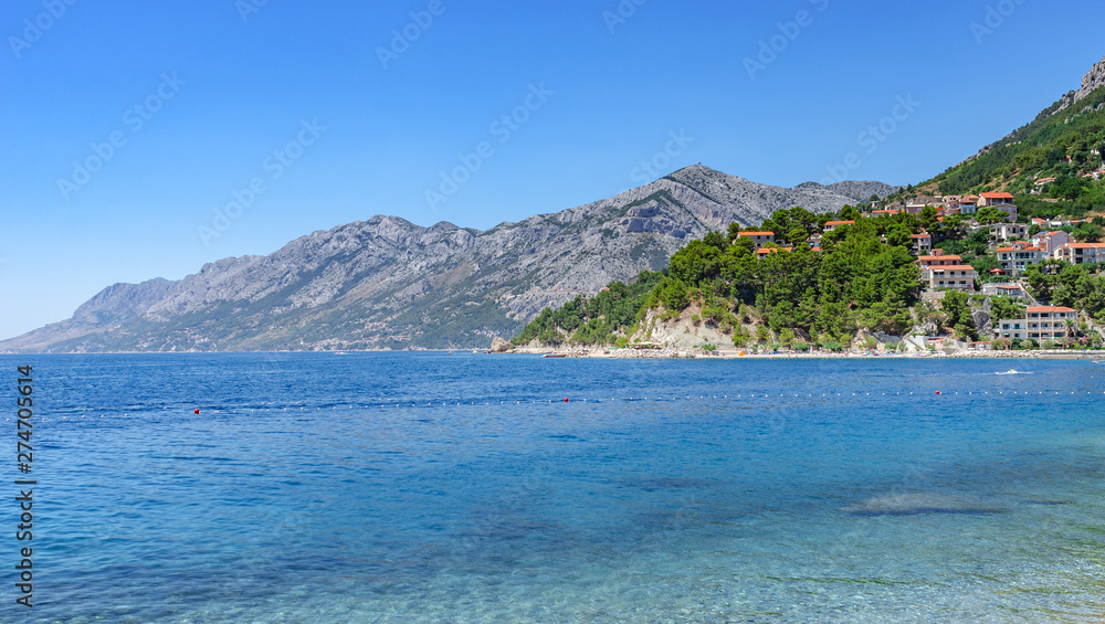 Brela, Makarska Coast, Croatia.