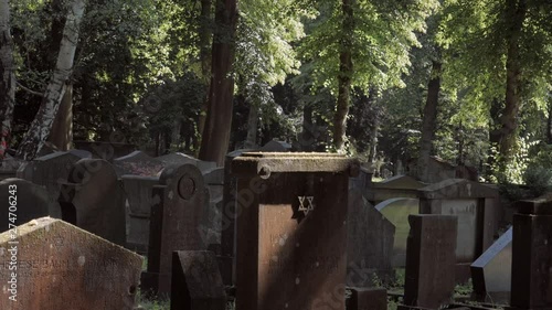 Grabsteine, jüdischer Friedhof photo