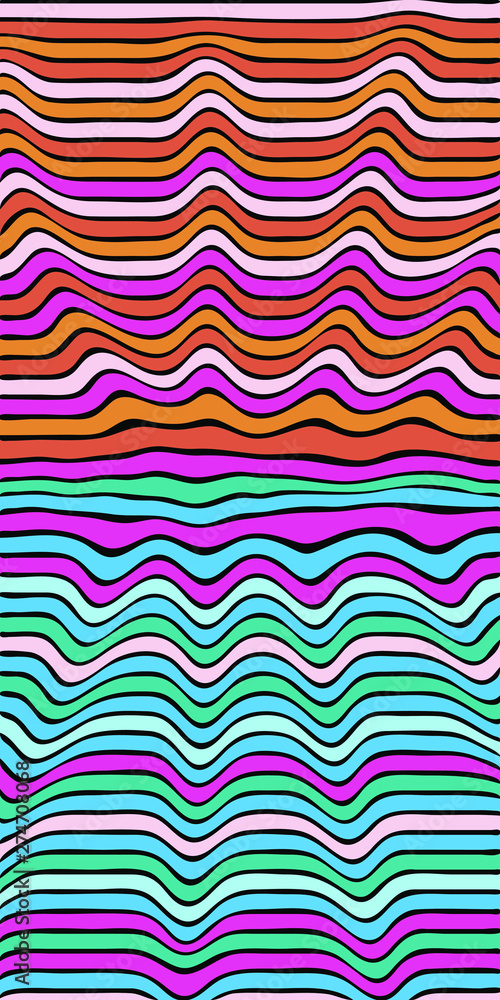 pattern with waves pattern with waves