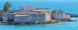 Fort St. Catherine is a coastal artillery fort at the North-East tip of St. George's Island, Bermuda. It was first built in 1612 and then successively redeveloped.