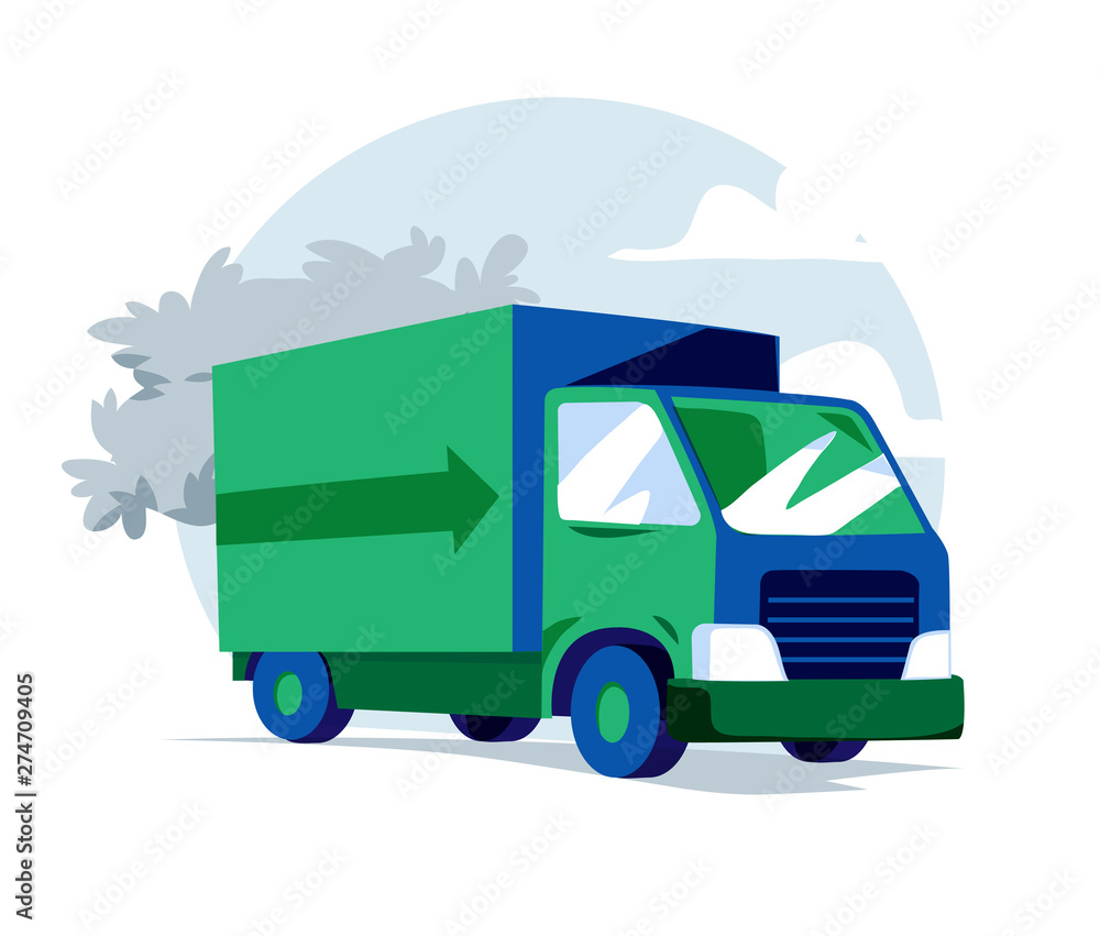 Truck for fast shipping