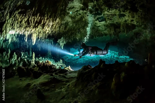 Obraz Norkowanie  Meksyk cenota Dream Gate