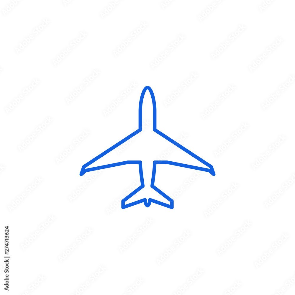 Modern Airplane Traveling Cargo Freight Icon Logo for all business company with high end look Modern Airplane Traveling Cargo Freight Icon Logo for all business company with high end look