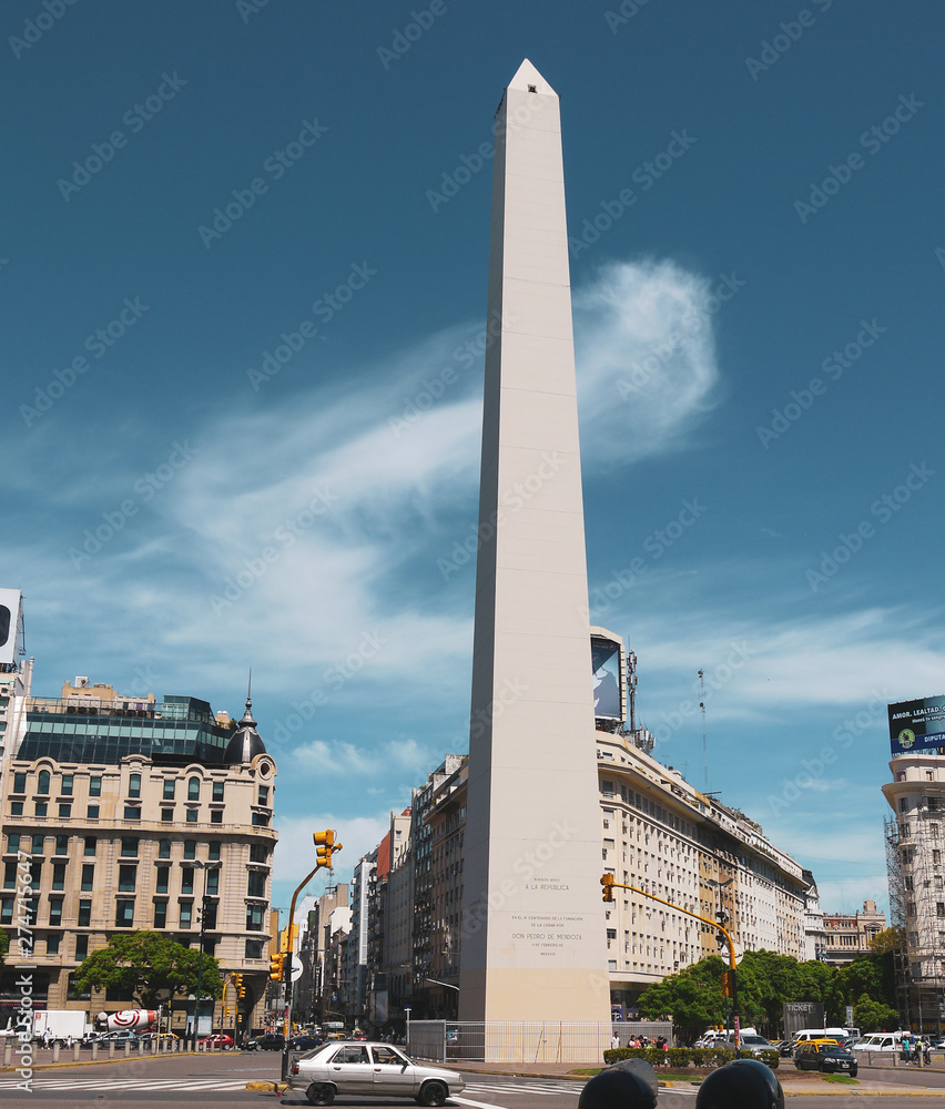 Obelisk of Buenos Aires in Argentina