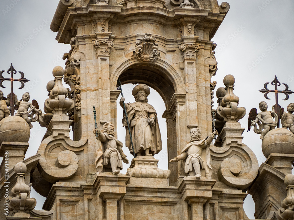 Saint James Statue in the Santiago de Compostela Cathedral