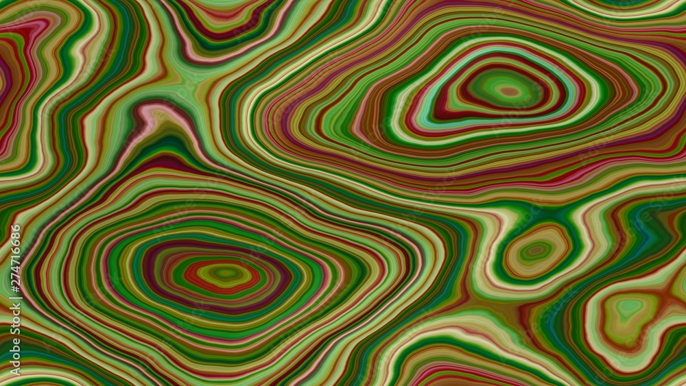 Obraz premium marble agate stony seamless pattern texture background - green khaki red color with smooth surface