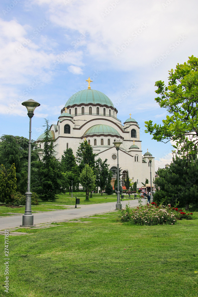 The Cathedral of Saint Sava in Belgrade, Serbia.