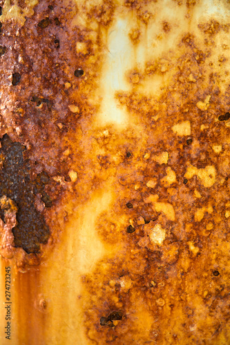 Dark worn rusty metal textu...