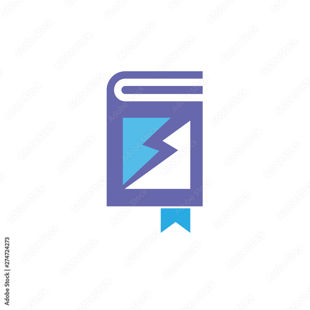 fast book logo concept, Education and science vector symbol illustration fast book logo concept, Education and science vector symbol illustration