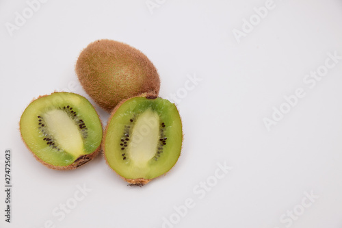 Kiwi on a white background