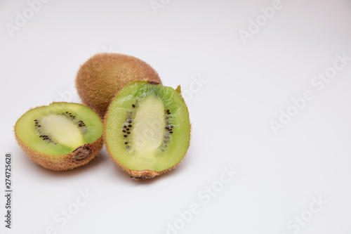 Kiwi on a white background