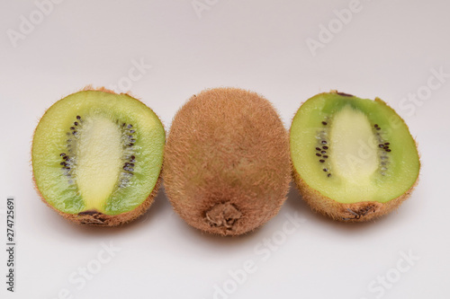 Kiwi on a white background