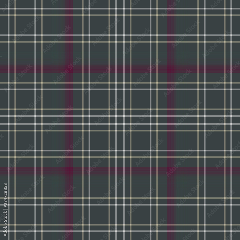 Fototapeta premium Tartan traditional checkered british fabric seamless pattern..
