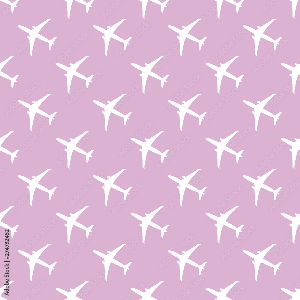 Seamless pattern with planes. Seamless pattern with planes.