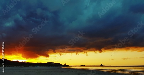 Sonnenuntergang am Strand