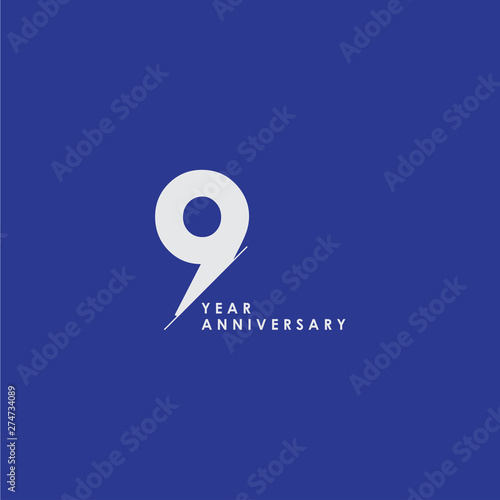 99 Years Anniversary Celebration Vector Template Design Illustration