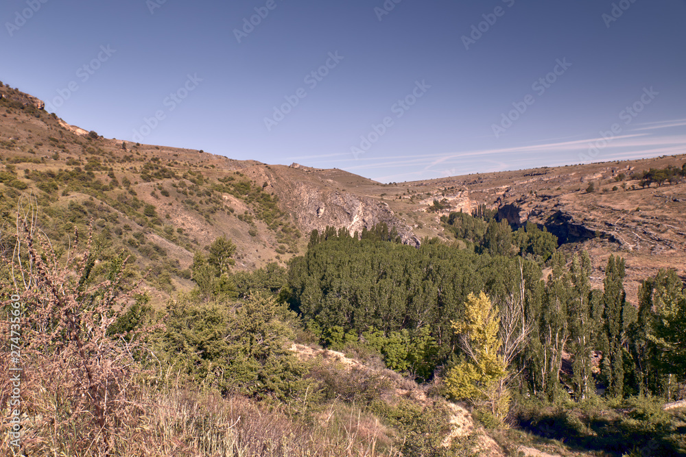 Panoramic of the sickles of the Duraton River