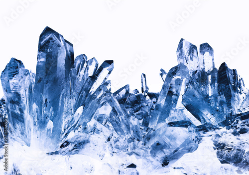 classic druse of the crystal quartz photo