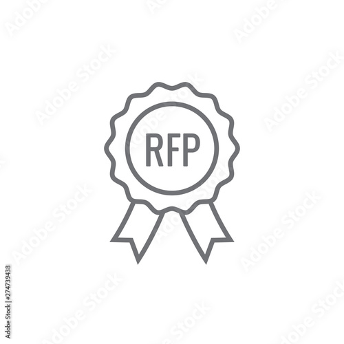 RFP Icon - request for proposal concept or idea