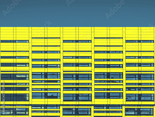 Tableau sur toile abstract commercial architecture, closeup (PShop)