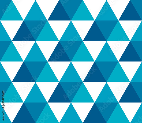 Triangular background. Seamless geometric pattern. Seamless abstract triangle geometrical background. Infinity geometric pattern. Vector illustration.