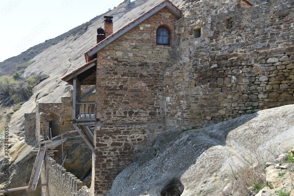 David Gareja Monastery Residence Built into Mount Gareja, Georgia