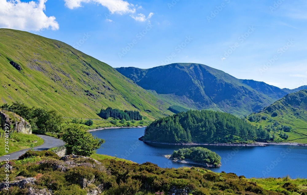 The Islands in Haweswater Reservoir, Lake District, Cumbria