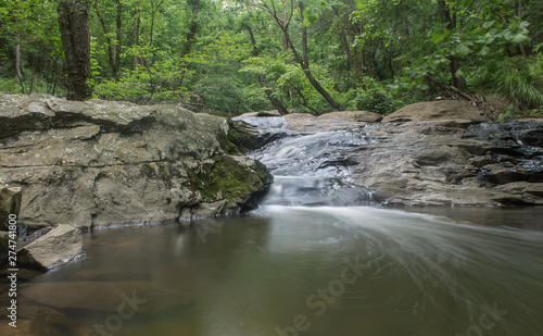 Quadruple Waterfall in the woods at Croydon Creek