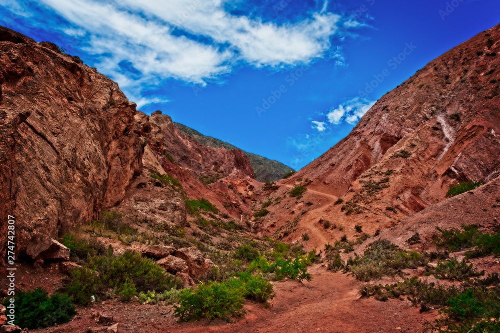 A beautiful view of Purmamarca, Jujuy, Argentina A beautiful view of Purmamarca, Jujuy, Argentina