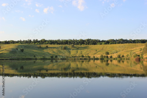 Lake and reflection