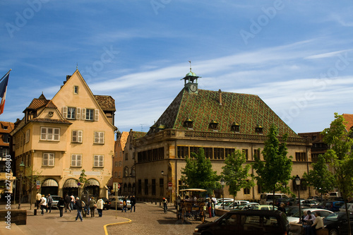 closer look to a square in Colmar