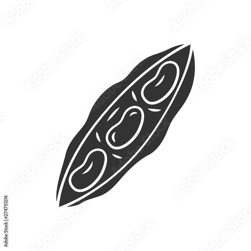 Haricot glyph icon