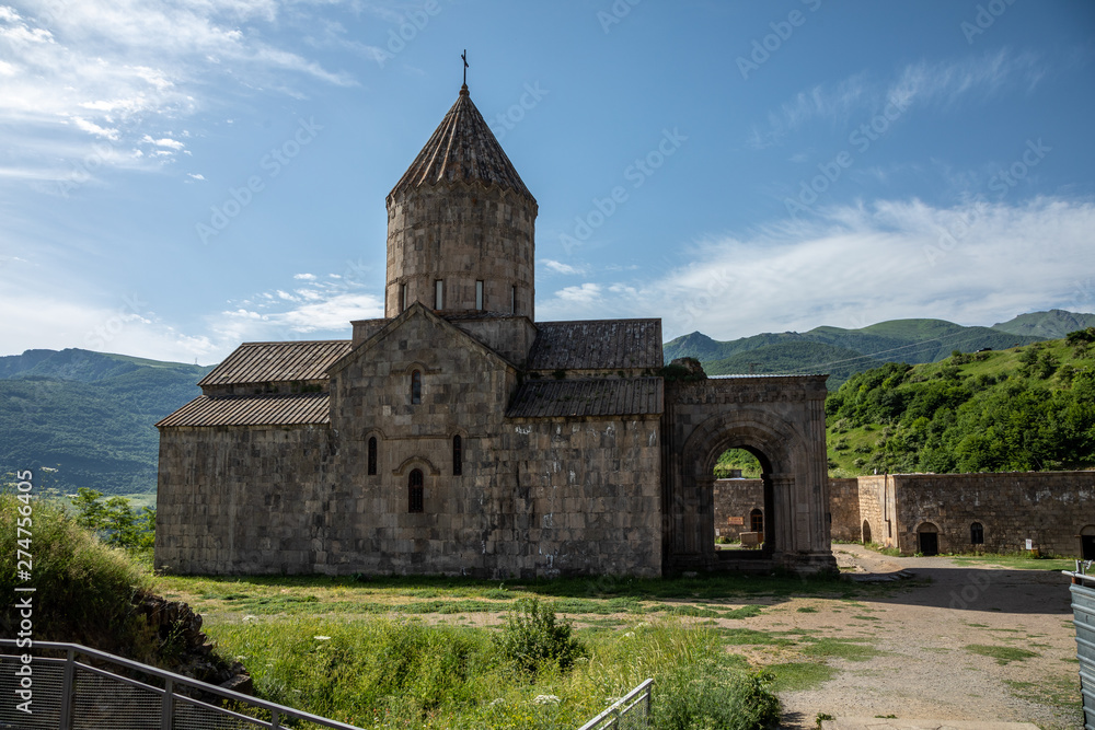  Tatev ,8th century, Ancient monastery. Tatev Monastery in Armenia, Syunik Province , Tatev village. 