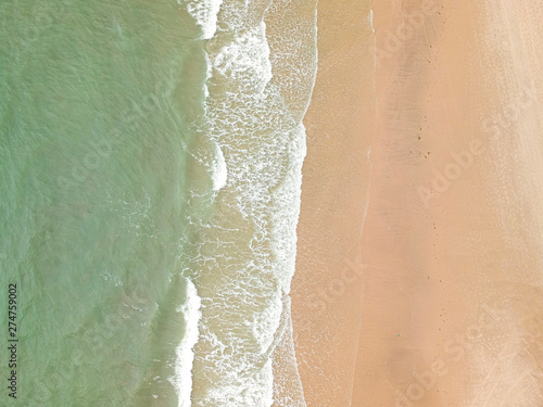 aerial landscape beach of Canoa Quebrada, Ceara - Brazil