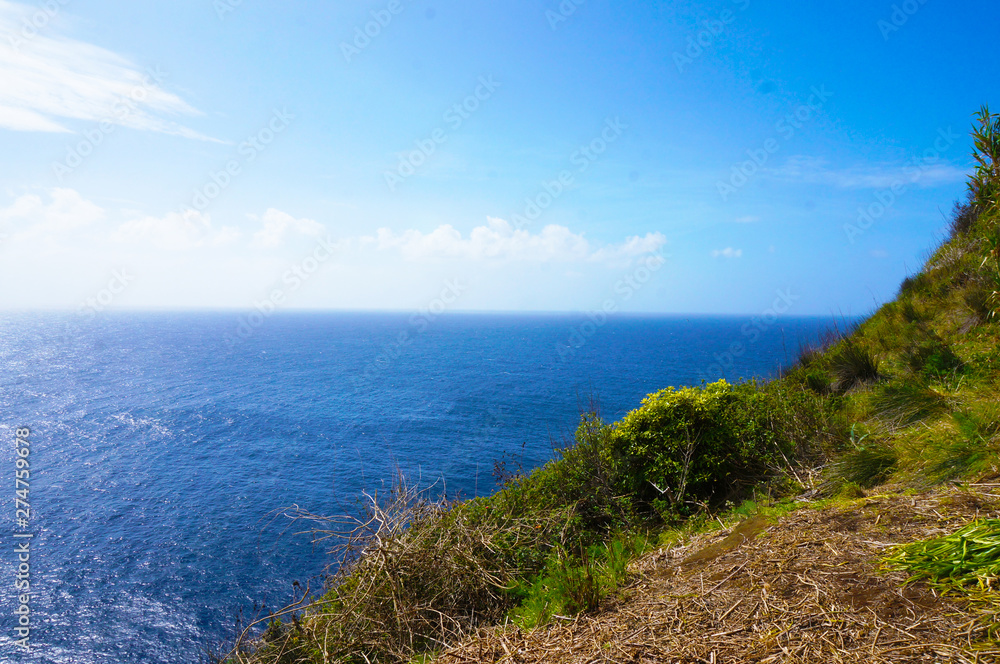 View of Atlantic Ocean in Terceira Island ,Azores