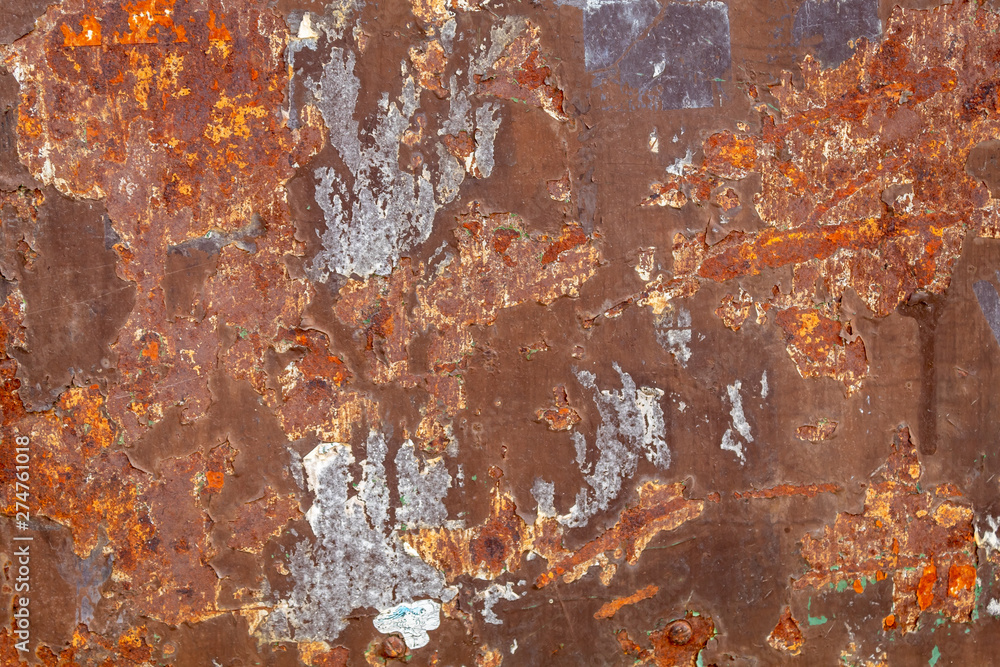 Old Weathered Rusty Metal Texture