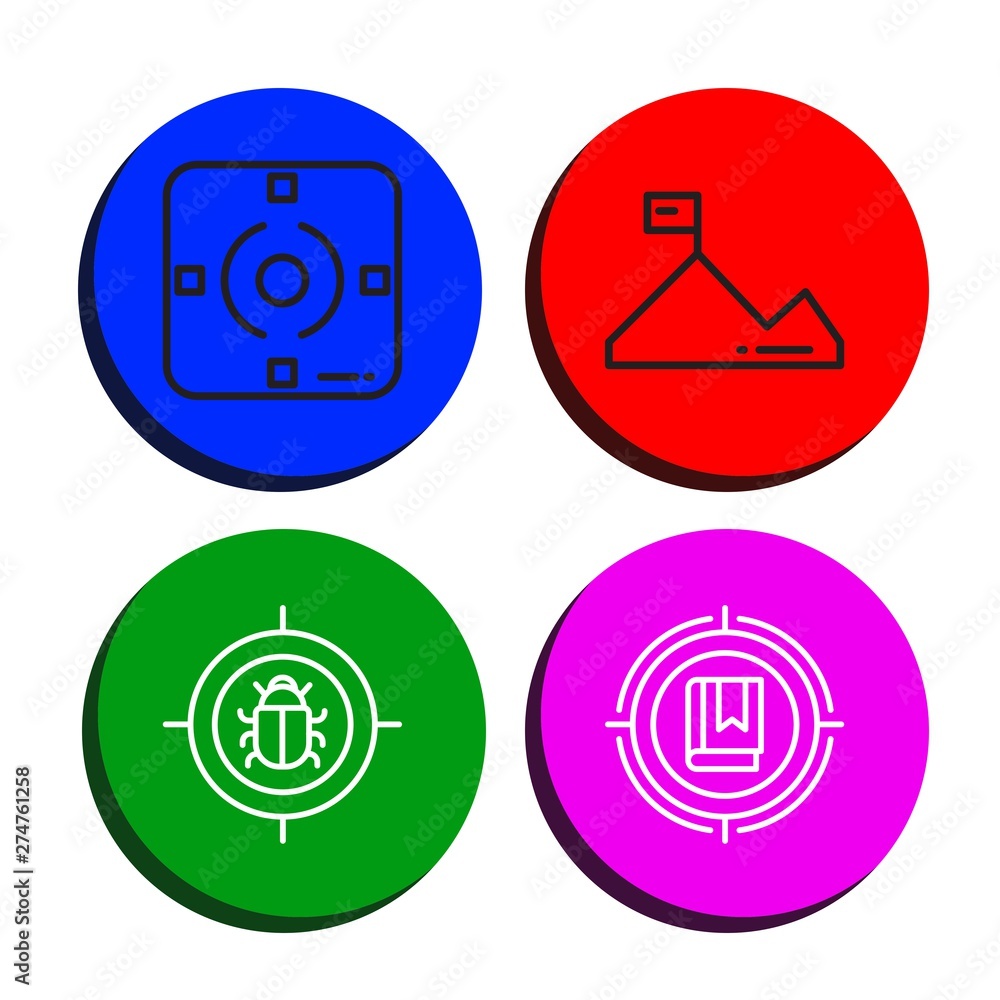 Set of dartboard icons such as Focus, Mission, Target , dartboard Set of dartboard icons such as Focus, Mission, Target , dartboard