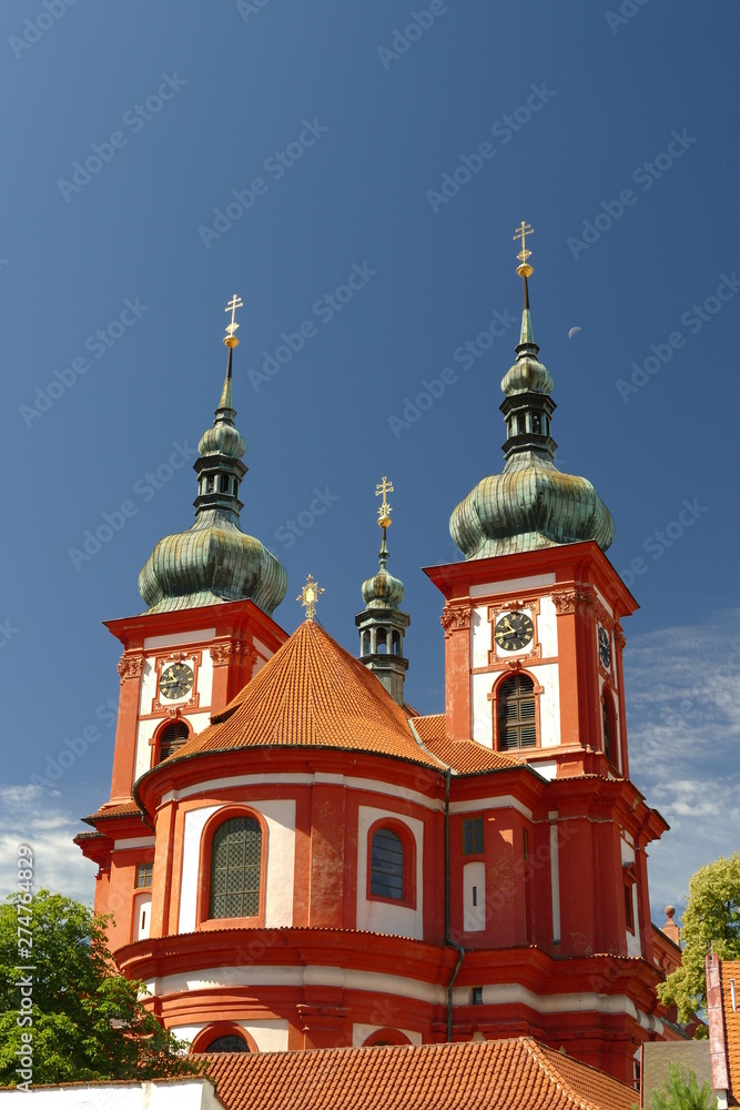 Baroque church Saint Mary, Stara Boleslav, Czech republic