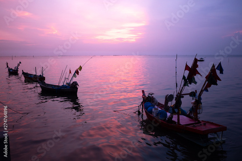 local fishing boat in the s...