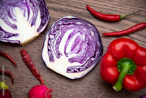 Organic vegetables for cook...