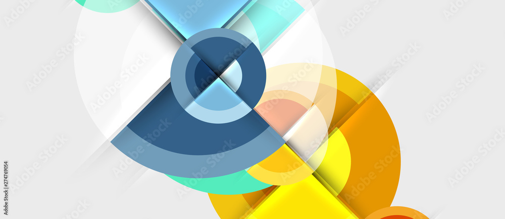 Geometric design abstract background - circles Geometric design abstract background - circles