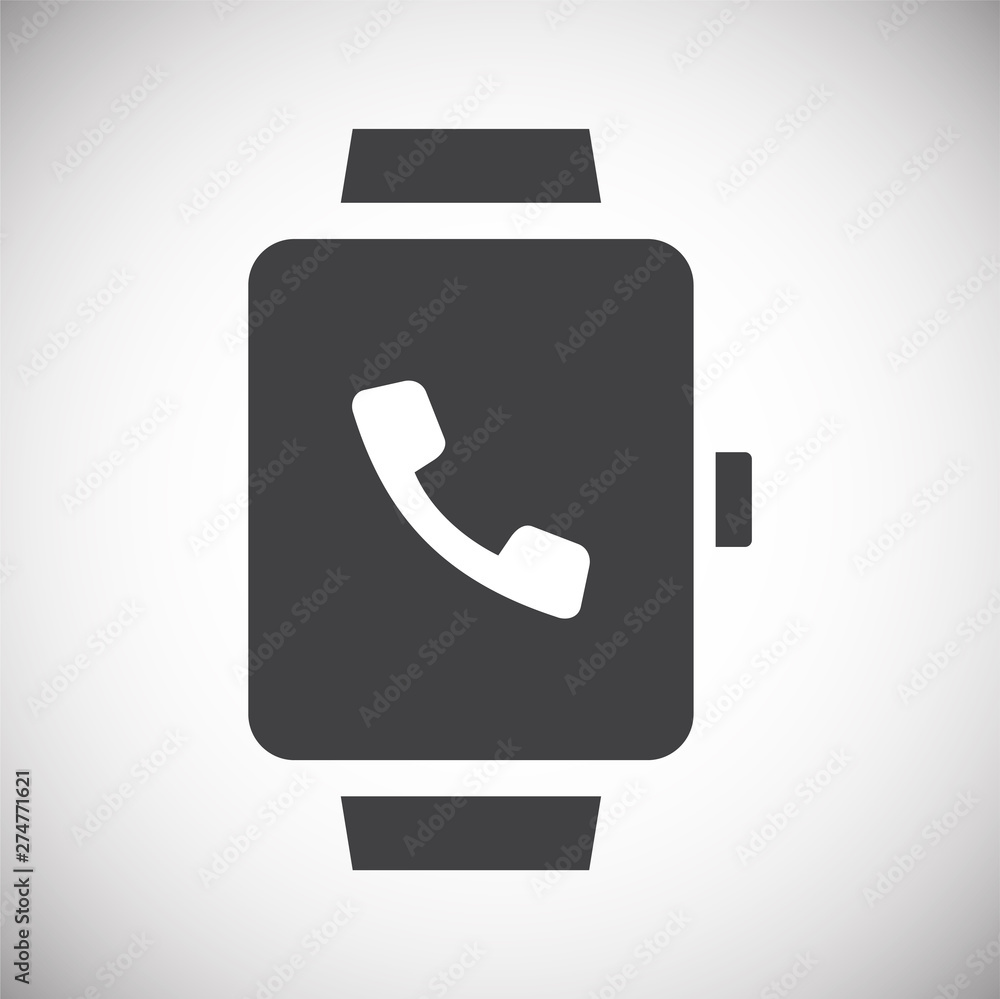 Smart Watch related icon on background for graphic and web design. Simple illustration. Internet concept symbol for website button or mobile app. Smart Watch related icon on background for graphic and web design. Simple illustration. Internet concept symbol for website button or mobile app.
