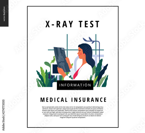 Medical tests template - x-ray test