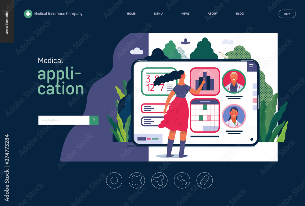 Medical insurance template - medical application Medical insurance template - medical application