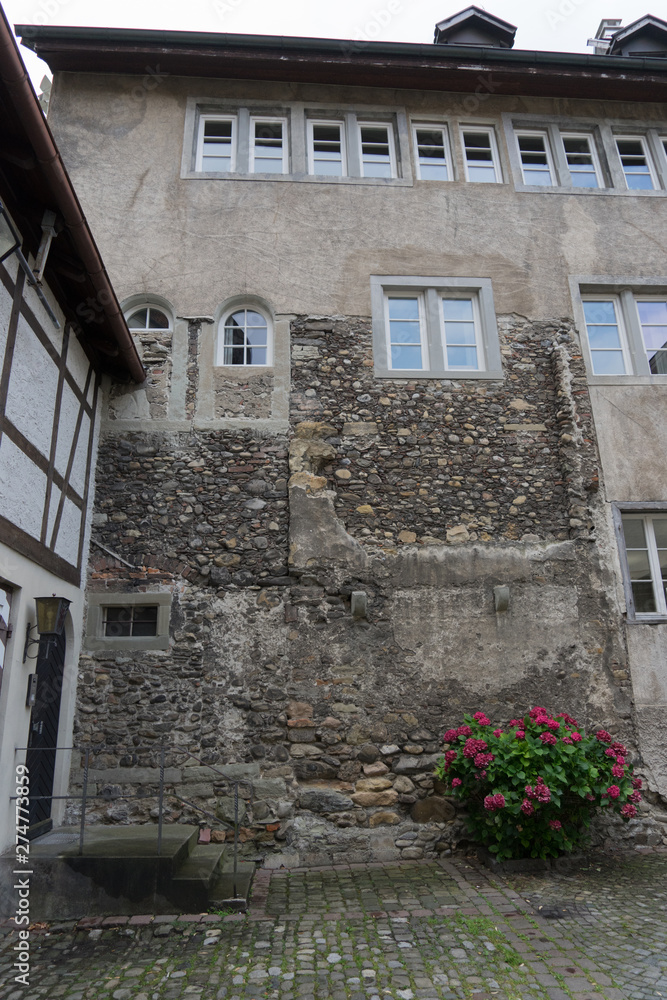 Historische Häuser in der Oberstadt von Bregenz