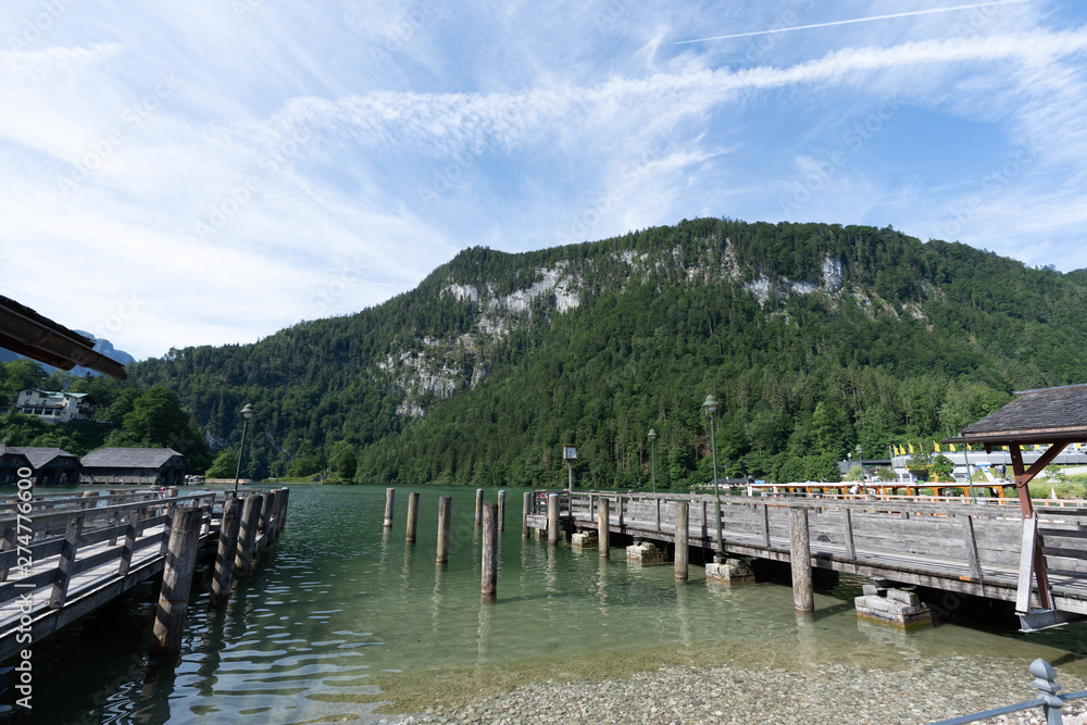 Fototapeta premium port on lake
