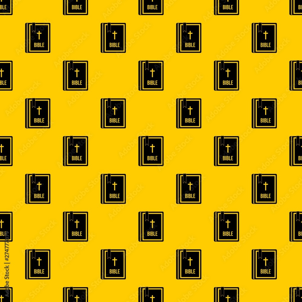 Bible pattern seamless vector repeat geometric yellow for any design Bible pattern seamless vector repeat geometric yellow for any design