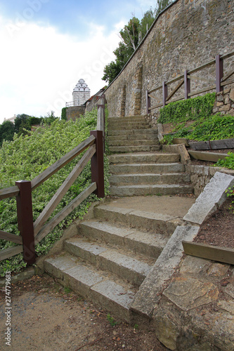 Fotografija City walls in Tabor, Czechia, Czech Republic