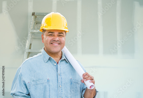 Hispanic Male Contractor wi...