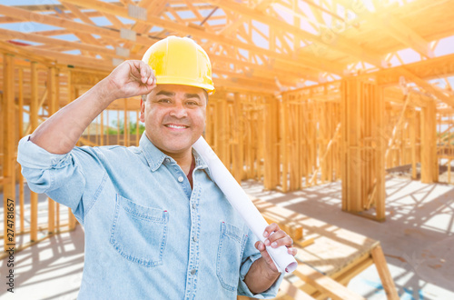 Hispanic Male Contractor wi...